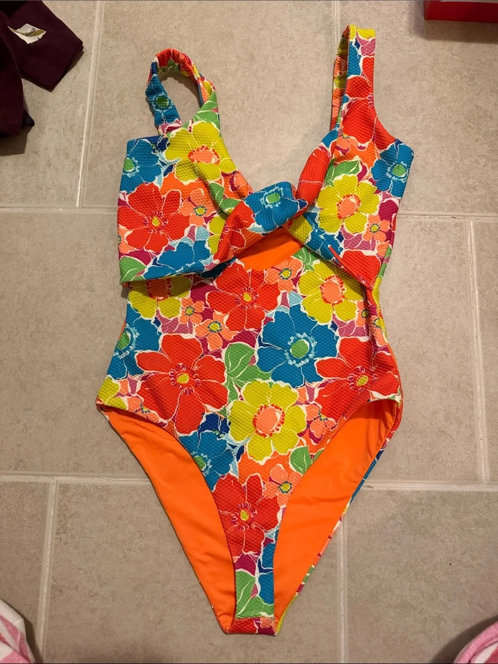 Beach Riot Tyler Floral One-Piece Swimsuit